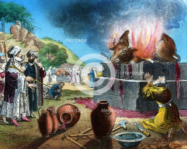 Burnt offering, 20th century(?). Artist: WC Hughes