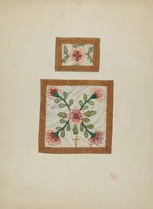 Burse and Chalice Veil, c. 1940. Creators: Josephine C. Romano, Hal Blakeley
