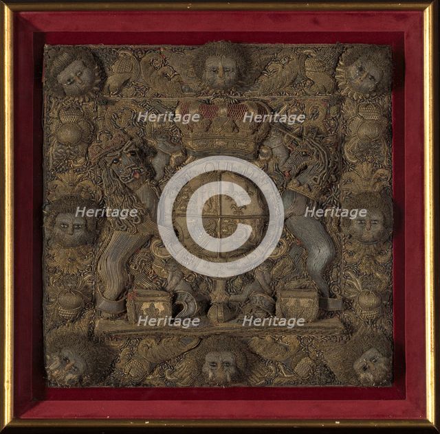 Burse Panel, England, 18th century. Creator: Unknown.