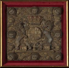 Burse Panel, England, 18th century. Creator: Unknown