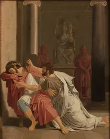 Burrhus, Nero's Tutor, Prostrating Himself before his Sovereign Lord, 1816. Creator: Otto Wallgren