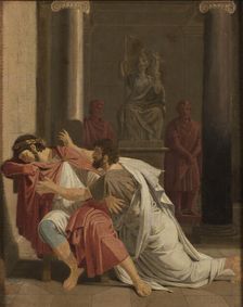 Burrhus, Nero's Tutor, Prostrating Himself before his Sovereign Lord, 1816. Creator: Otto Wallgren