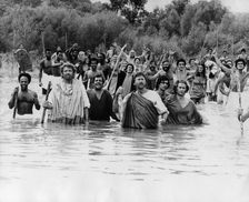Burt Lancaster in Moses the Lawgiver, 1975