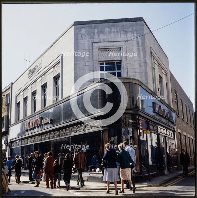 Burton, 16-18 High Street, Abergavenny, Monmouthshire, Wales, 1980s-1990s. Creator: Nicholas Anthony John Philpot.