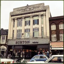 Burton, 1-3 High Road, Wood Green, Haringey, London, 1976-1989. Creator: Nicholas Anthony John Philpot