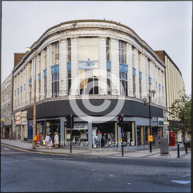 Burton,  2-8 Queen Street, Barnsley, 1980s. Creator: Nicholas Anthony John Philpot.