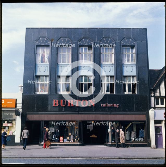 Burton, 4-10 Old Church Road, Chingford Mount, Waltham Forest, London, 1970s-1990s. Creator: Nicholas Anthony John Philpot.