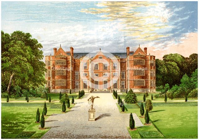 Burton Agnes Hall, Worcestershire, home of Baronet Boynton, c1880. Artist: Unknown