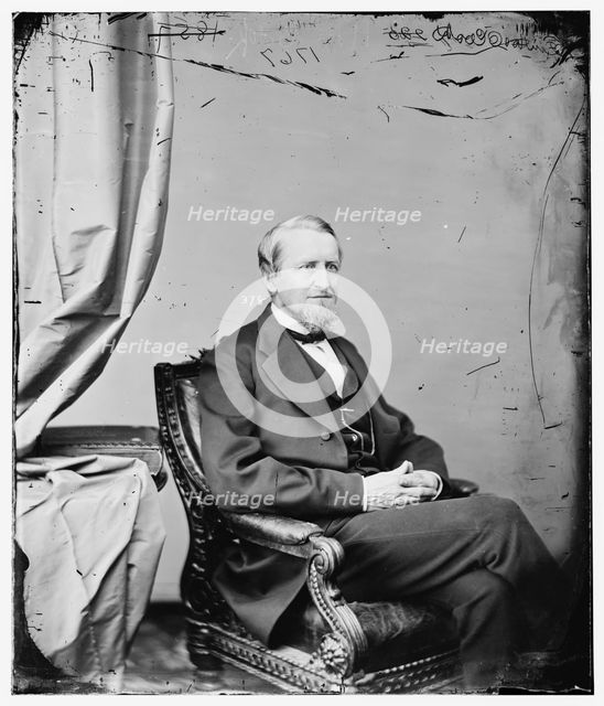 Burton Chauncey Cook of Illinois, between 1860 and 1875. Creator: Unknown.