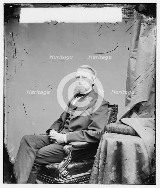 Burton Chauncey Cook of Illinois, between 1860 and 1875. Creator: Unknown.