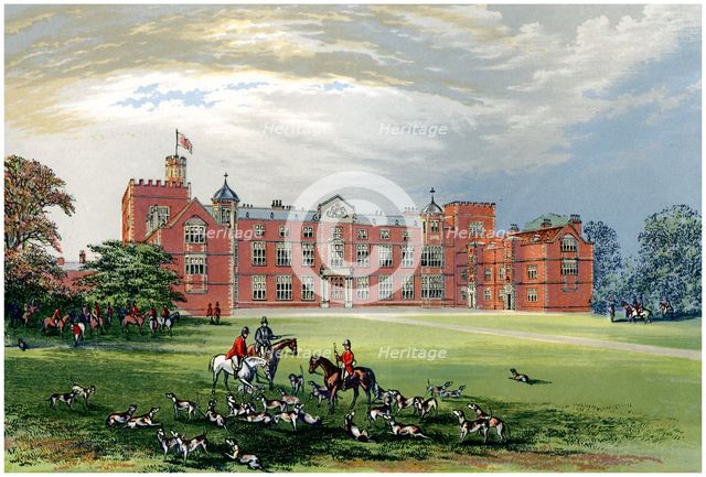 Burton Constable, Yorkshire, home of Baronet Constable, c1880. Artist: Unknown