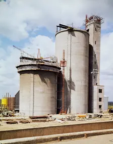 Bury St Edmunds Sugar Beet Factory, Bury St Edmunds, St. Edmundsbury, Suffolk, 7 - 12 May 1973. Creator: John Laing plc