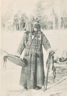 Buryat shaman, 1904-1917. Creator: Unknown