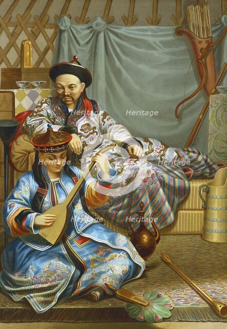 Buryats, 1862.  Artist: Anon