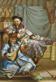 Buryats, 1862. Artist: Anon