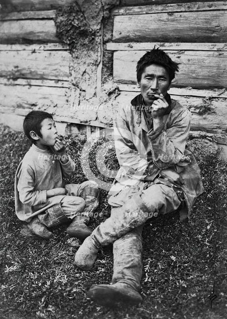 Buryats, late 19th cent - early 20th cent. Creator: I Popov.