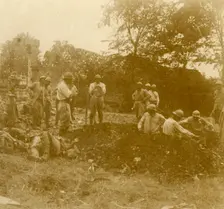 Burying the dead, c1914-c1918
