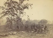 Burying the Dead on the Battlefield of Antietam, September 1862, 1862. Creator: Alexander Gardner