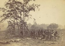 Burying the Dead on the Battlefield of Antietam, September 1862, 1862. Creator: Alexander Gardner