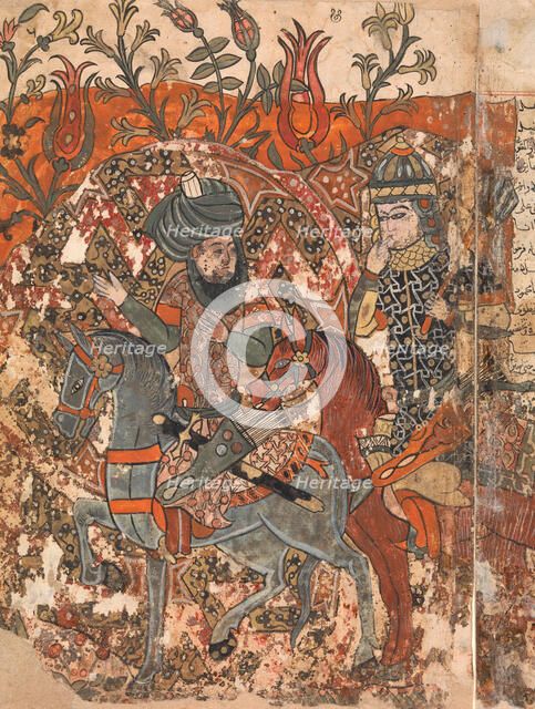 Burzuya's Mission Folio 5v, 6r from a Kalila Wa Dimna of Bidpai, 18th century. Creator: Unknown.