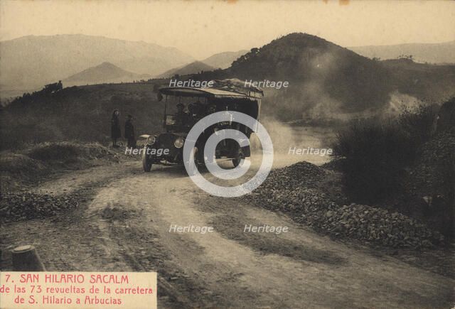 Bus passenger line, running through the road from Sant Hilari Sacalm to Arbúcies.