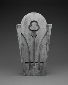 Busby Building, 128 West Lake Street, Chicago, Illinois: Window Keystone, c. 1872. Creator: Unknown