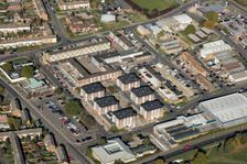 Bush Fair housing estate, Harlow, Essex, 2018. Creator: Damian Grady