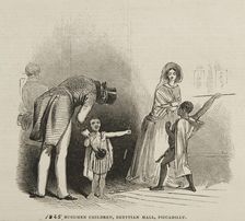 Bushmen Children, Egyptian Hall, Piccadilly 1845. Creator: Unknown