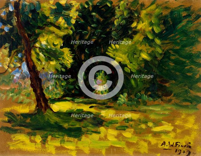 Bushes, 1919. Creator: Alfred William Finch.