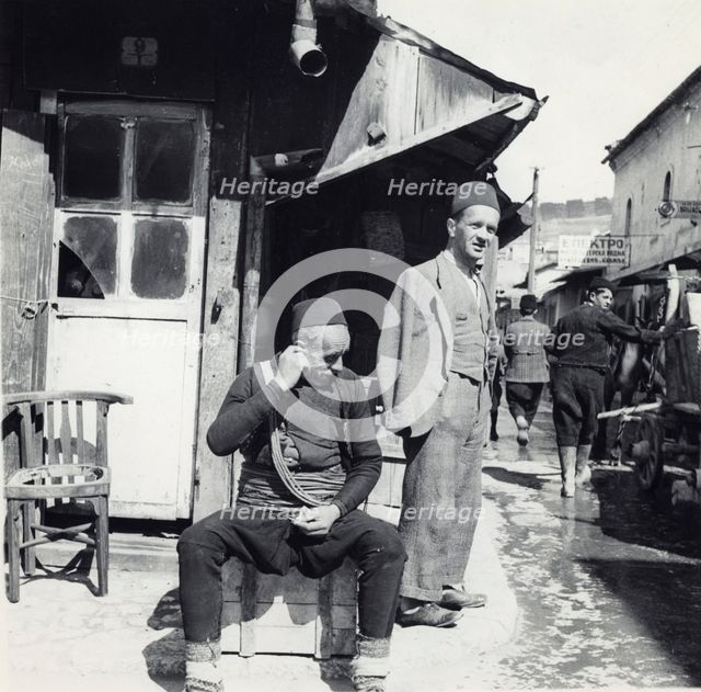 Businessmen in Sarajevo, Bosnia-Hercegovina, Yugoslavia, 1939. Creator: Unknown.