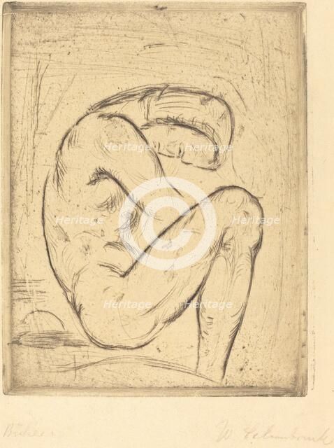 Büsser, 1912. Creator: Wilhelm Lehmbruck.