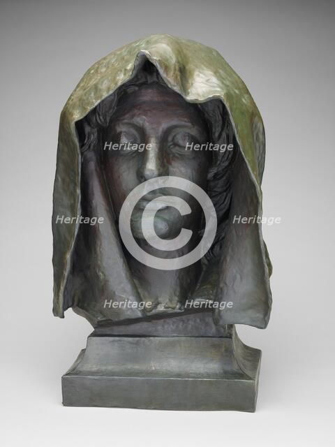 Bust from the Adams Memorial, Modeled 1892-93, cast 1912. Creator: Augustus Saint-Gaudens.