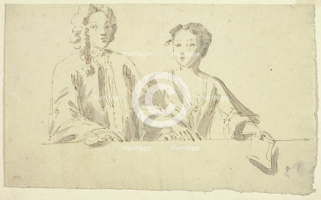 Bust Length Couple, n.d. Creator: William Hogarth.