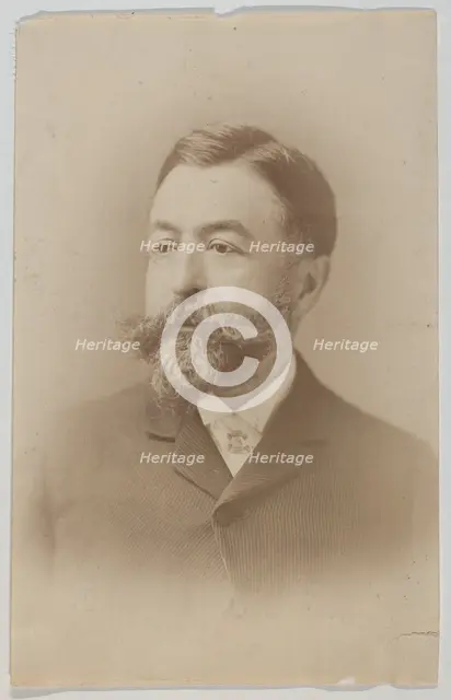 Bust-length Portrait of Thomas Nast, ca. 1888., ca. 1888. Creator: Unknown.