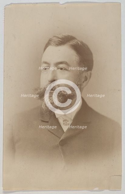 Bust-length Portrait of Thomas Nast, ca. 1888., ca. 1888. Creator: Unknown.