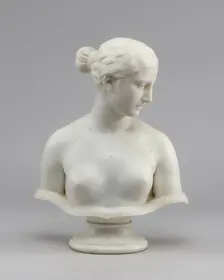 Bust of "The Greek Slave", 1848. Creator: Hiram Powers