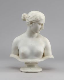 Bust of "The Greek Slave", 1848. Creator: Hiram Powers