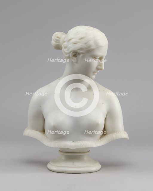 Bust of "The Greek Slave", 1848. Creator: Hiram Powers.