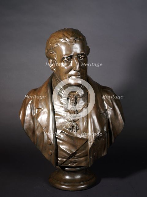 Bust of the Duke of Wellington, 1852. Creator: Henry Weigall.