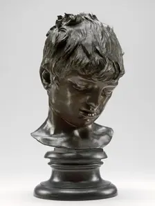 Bust of the Fisherboy, model c. 1876, cast probably 1883/1886. Creator: Vincenzo Gemito