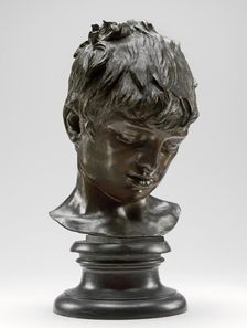 Bust of the Fisherboy, model c. 1876, cast probably 1883/1886. Creator: Vincenzo Gemito