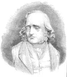 Bust of the late William Hunt, Esq., in the gallery of the Water-Colour Society...by A. Munro, 1864. Creator: Unknown