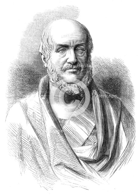 Bust of the late Marquis of Salisbury, by G. Halse, 1868. Creator: Unknown.