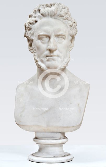 Bust of the merchant and politician Alfred Hage, February 15, 1856. Creator: Herman Wilhelm Bissen.