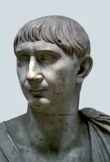 Bust of the Roman Emperor Trajan, 1st century