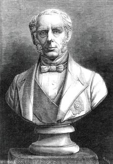 Bust of the Right Hon. Sir J. Pakington, Bart., M.P., recently placed in the Museum..., 1860. Creator: A. W.