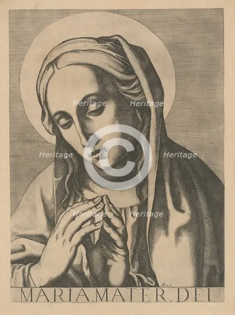 Bust of the Virgin, 1606/1607. Creator: Raffaello Schiaminossi.