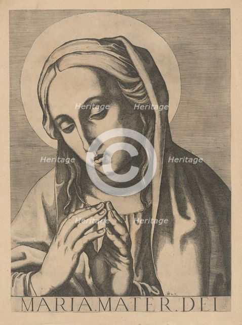 Bust of the Virgin, 1606/1607. Creator: Raffaello Schiaminossi.