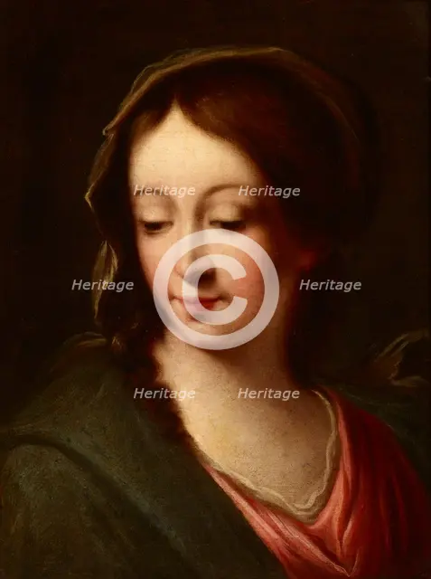 Bust of the Virgin Mary, 18th century. Creator: Unknown.
