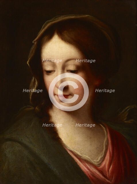 Bust of the Virgin Mary, 18th century. Creator: Unknown.